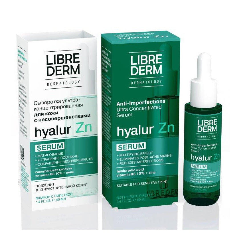 LIBREDERM SERUM ULTRA-CONCENTRATED HYALUR ZN 40 ML
