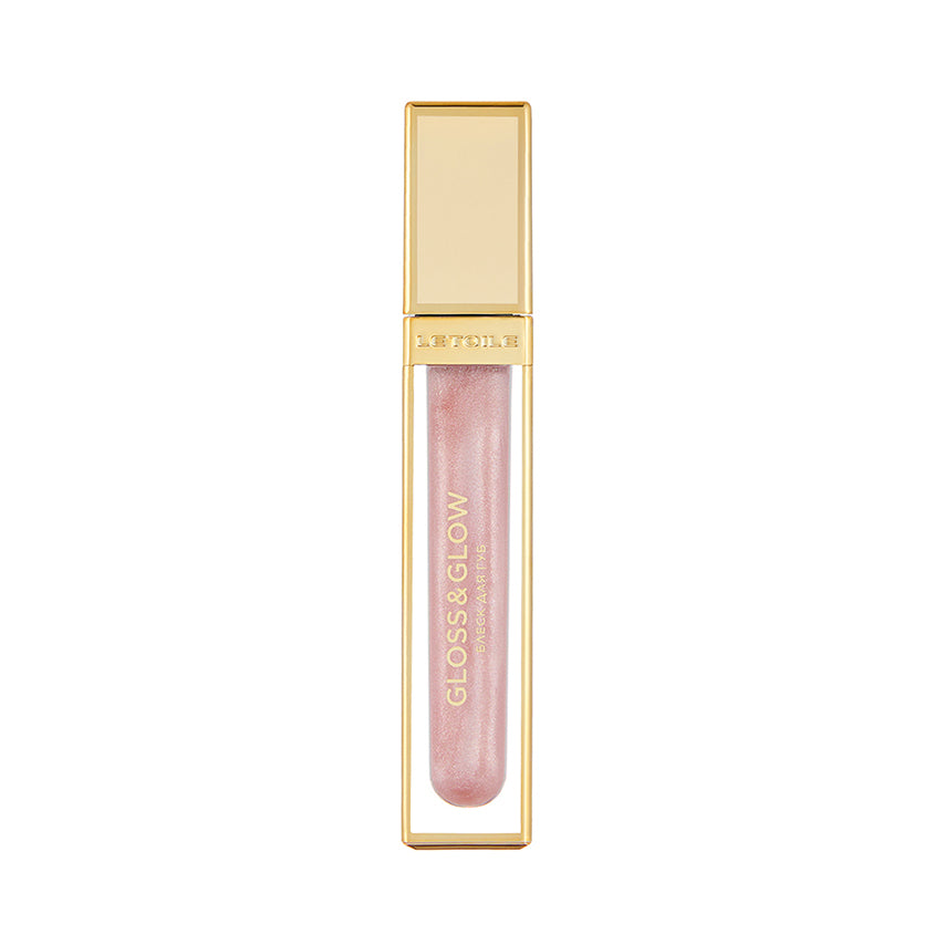 Shimmer lip gloss GLOSS&GLOW 004 Milky Tea, 6 ml