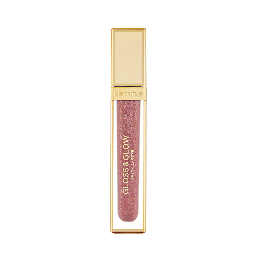 Shimmer lip gloss GLOSS&GLOW 004 Milky Tea, 6 ml