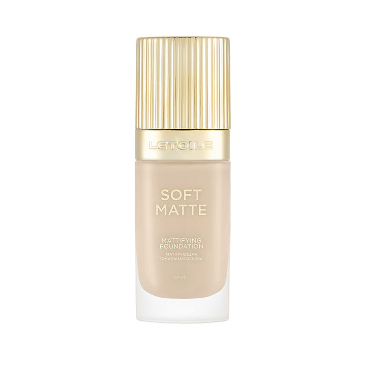 Mattifying foundation SOFT MATTE 002 Light, 30 ml