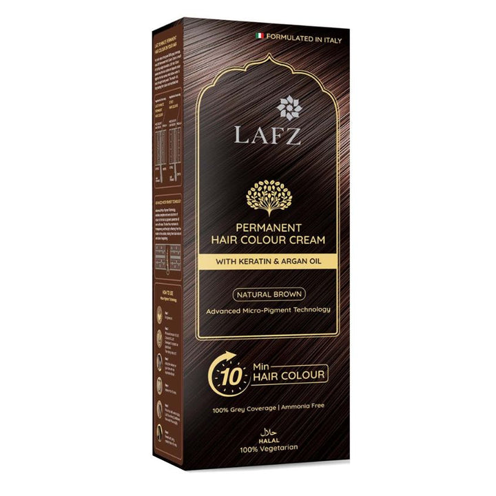 PERMANENT 10 MIN HAIR COLOR CREAM NATURAL BROWN 40 ML