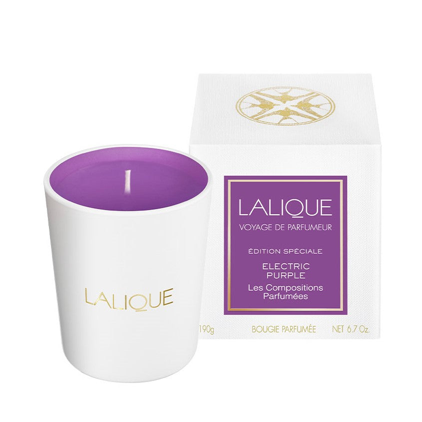 شمعة معطرة كهربائية أرجوانية