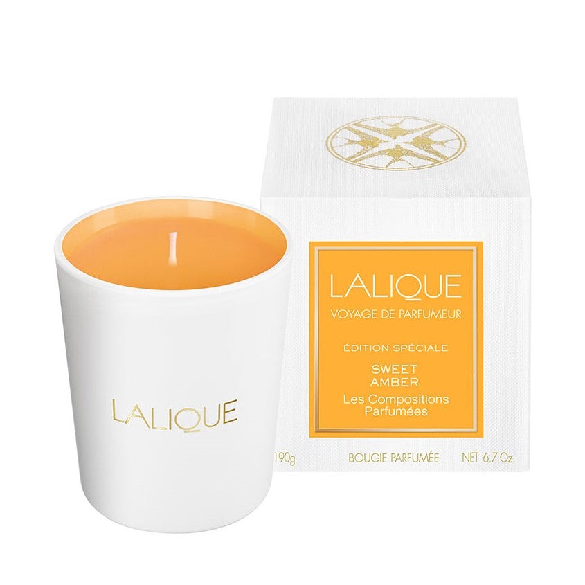 LALIQUE CANDLE SWEET AMBER 190G – buy online