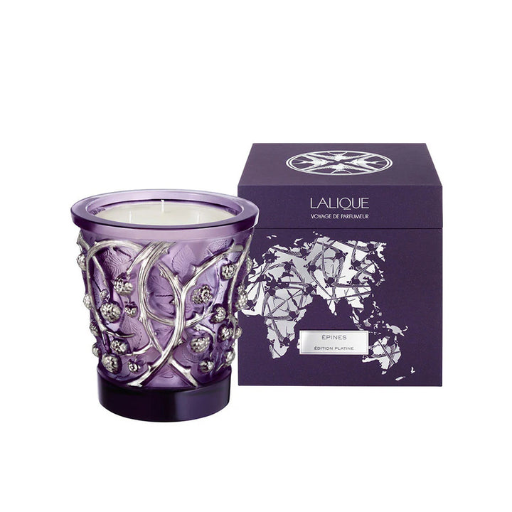 Crystal Scented Candle Épines Platinum Édition
