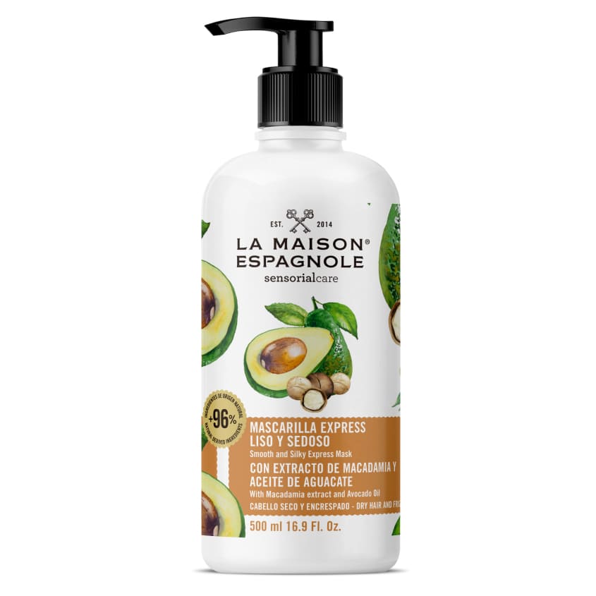 LA MAISON ESPAGNOLE SMOOTH&SILKY EXPRESS MASK FOR DRY HAIR AND FRIZZ 500ML