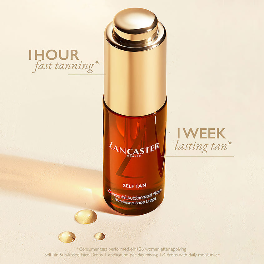LANCASTER Face Drops for self-tanner 15 ml – online store