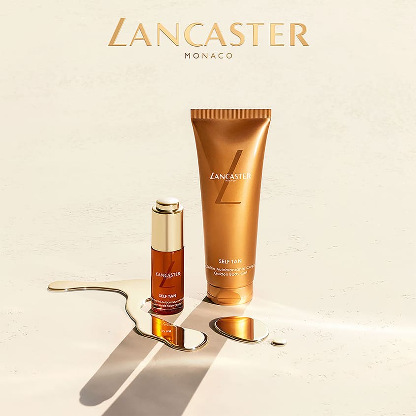 LANCASTER جل تسمير الجسم الذهبي – صورة 6