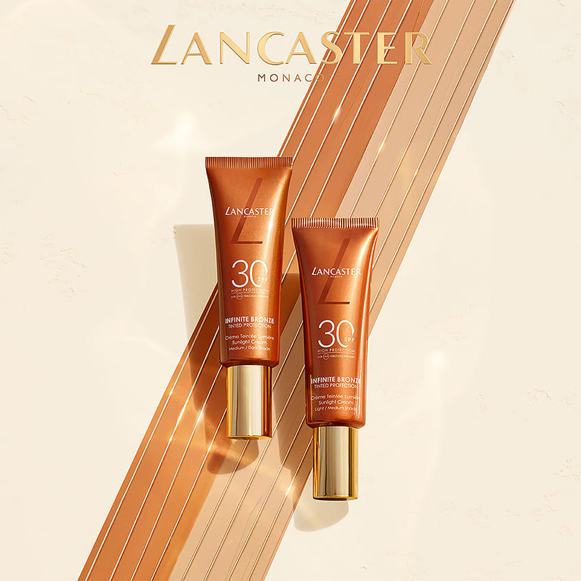 LANCASTER كريم إنفينيت برونزي للحماية من أشعة الشمس بعامل حماية 30 – صورة 5