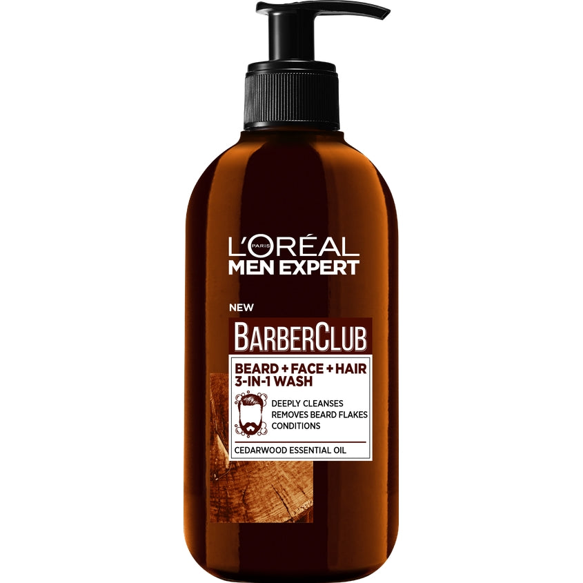 L'ORÉAL PARIS BEARD+FACE+HAIR 3-IN-1 WASH 200 ML