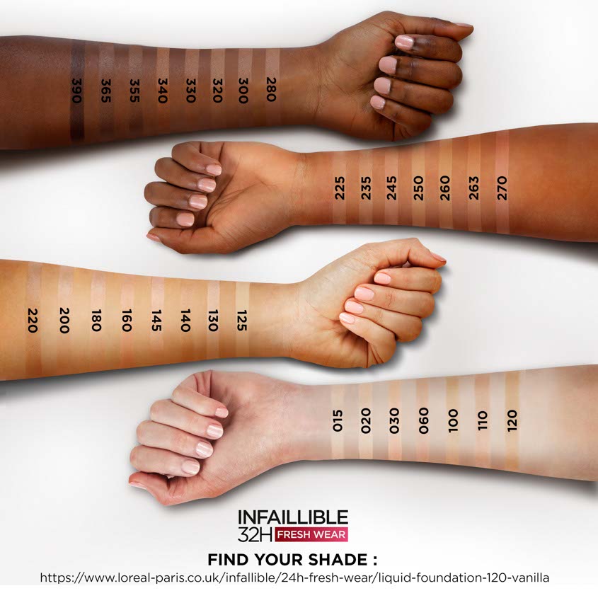 L OREAL INFALLIBLE 24HR FOUNDATION 140 GOLDEN BEIG 30ML