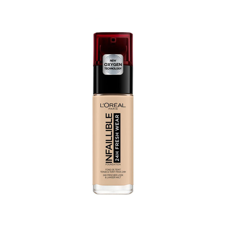 L OREAL INFALLIBLE 24HR FOUNDATION 130 TRUE BEIGE 30ML
