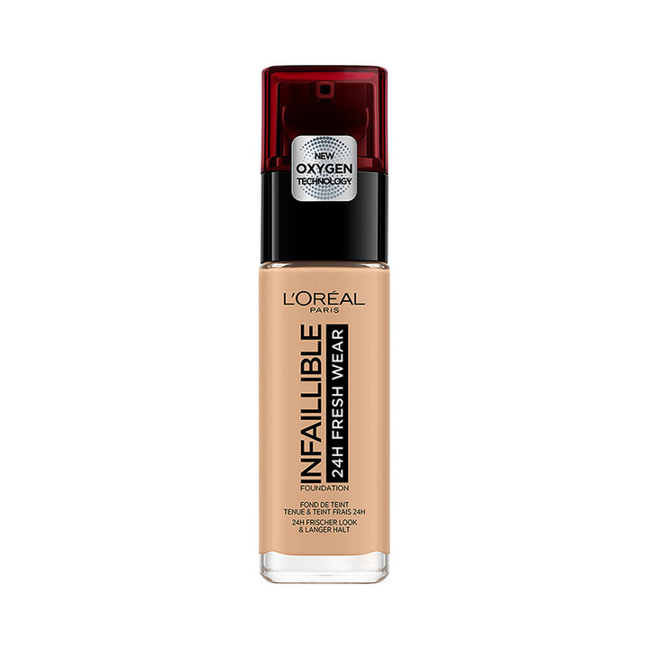 L OREAL INFALLIBLE 24HR FOUNDATION 140 GOLDEN BEIG 30ML