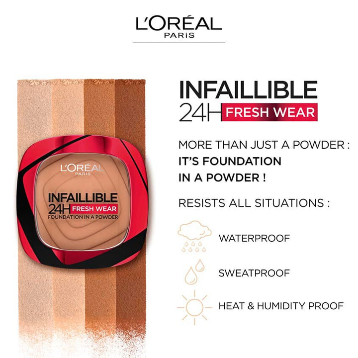 كريم أساس Infaillible 24H Freshwear في بودرة