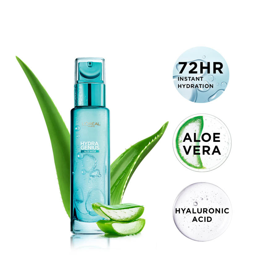 Hydra Genius Aloe Water 72H Liquid Moisturizer Normal to Dry Skin