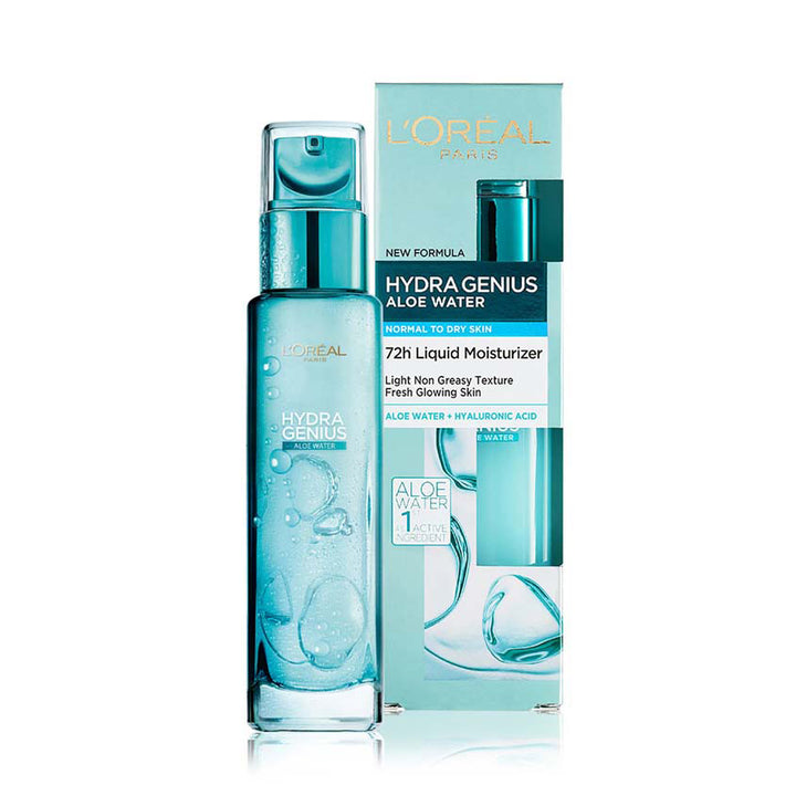 Hydra Genius Aloe Water 72H Liquid Moisturizer Normal to Dry Skin