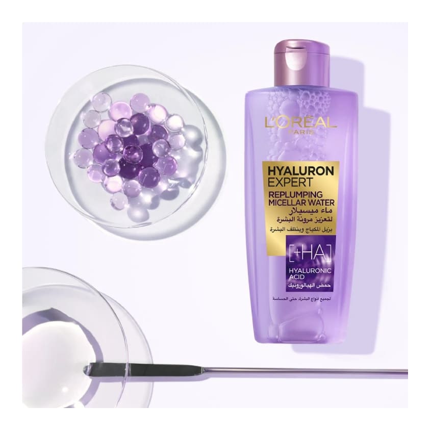L'ORÉAL PARIS MICELLAR WATER FOR MAKEUP REMOVAL WITH HYALURONIC ACID 200 ML – buy online