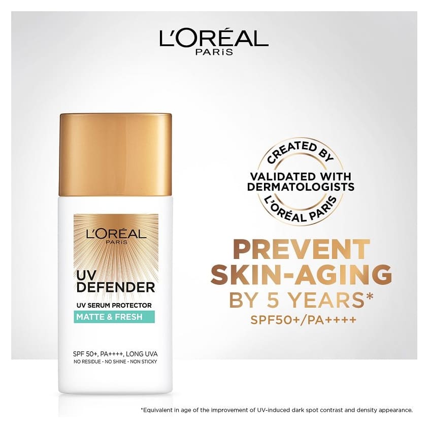 L'ORÉAL PARIS ANTI-AGING SUNSCREEN SPF 50+ WITH AEROLICIUM 50 ML – free delivery