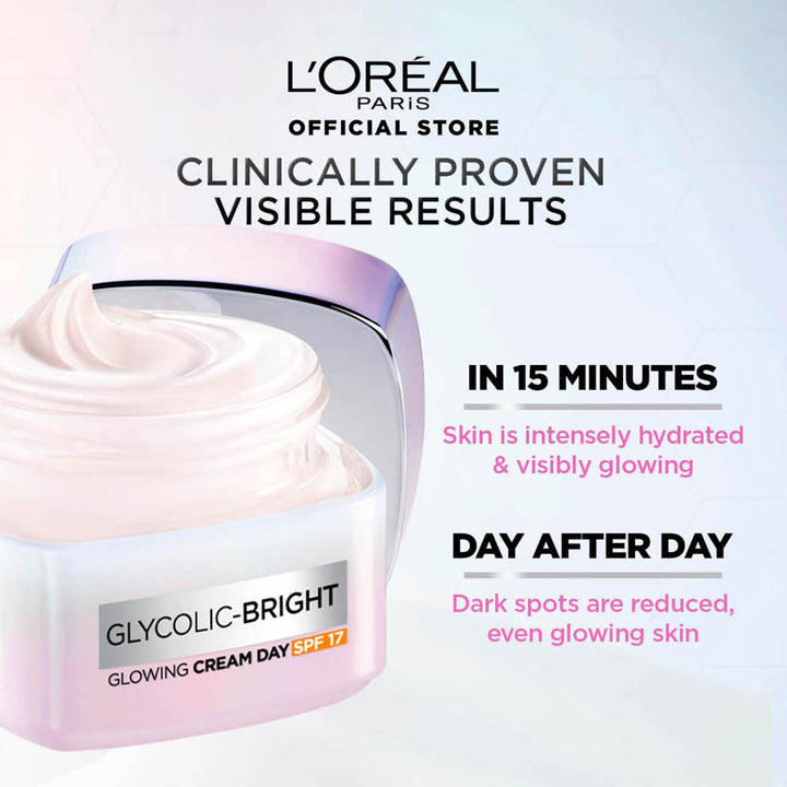 Glycolic Bright Glowing Day Cream SPF17