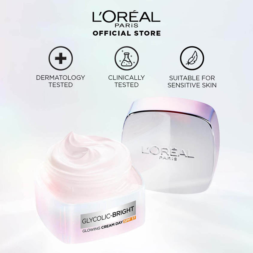 Glycolic Bright Glowing Day Cream SPF17