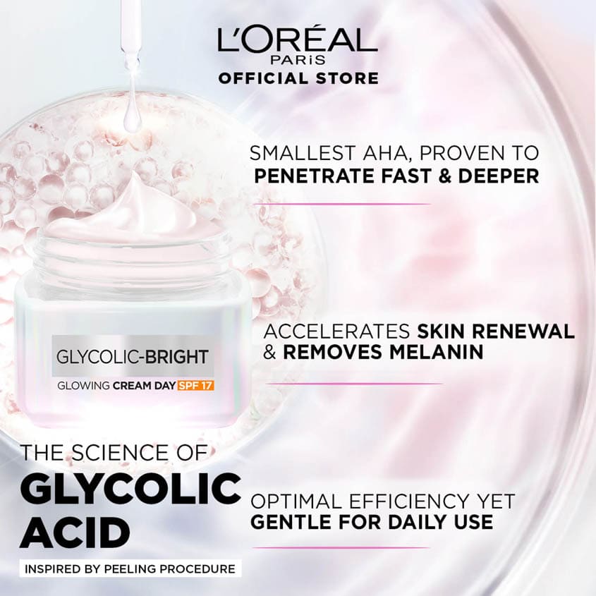 Glycolic Bright Glowing Day Cream SPF17