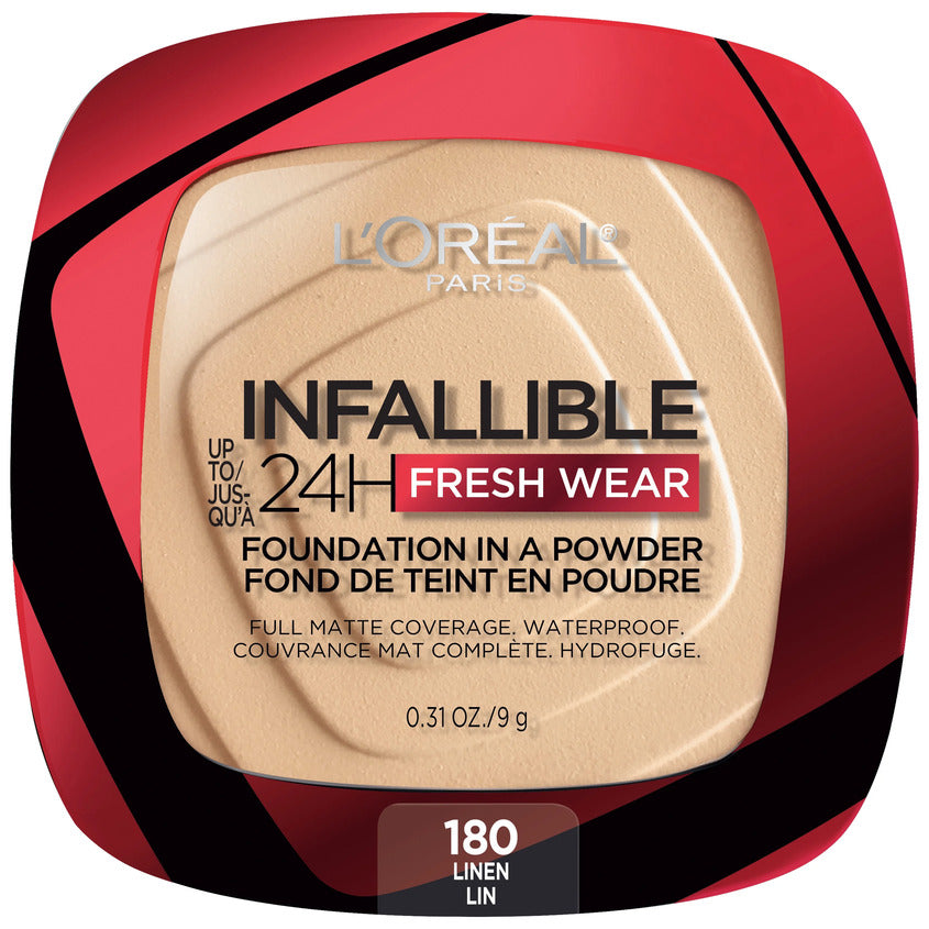 L'ORÉAL PARIS كريم أساس لوريال باريس إنفاليبل 24 ساعة فريش وير بودرة