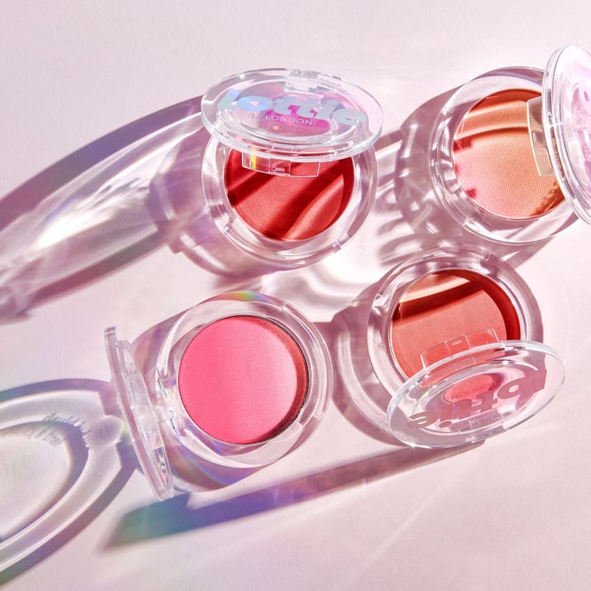 LOTTIE LONDON DUO TONE OMBRE POWDER BLUSH RED HOT 4G – online store