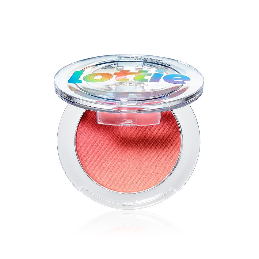 LOTTIE LONDON DUO TONE OMBRE POWDER BLUSH RED HOT 4G