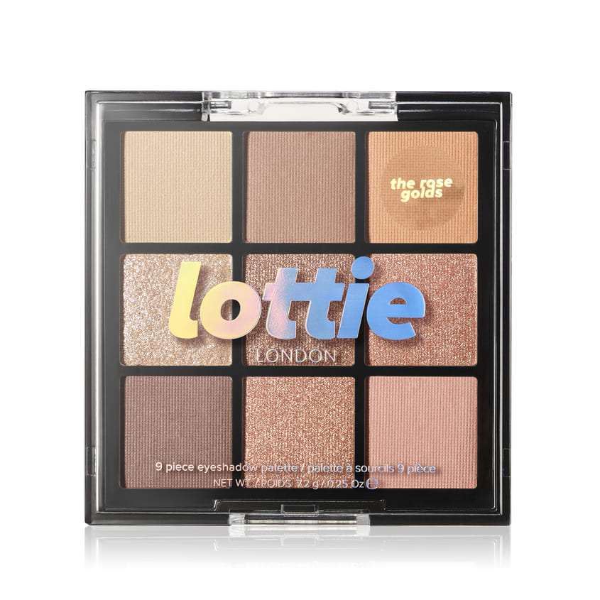 LOTTIE LONDON THE LOTTIE PALETTE 9 PIECE EYESHADOW PALETTE THE RUSTS 7,2G