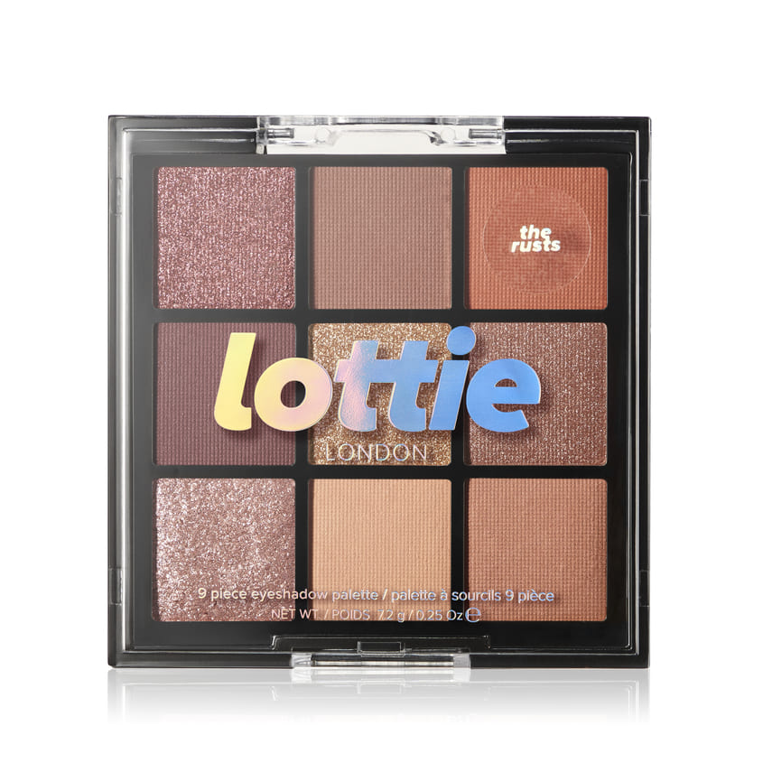 LOTTIE LONDON THE LOTTIE PALETTE 9 PIECE EYESHADOW PALETTE THE RUSTS 7,2G – buy online