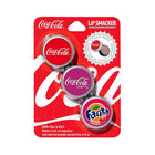 LIP SMACKER L/S Coke Bottle Cap Lip Balm Party Pack Trio