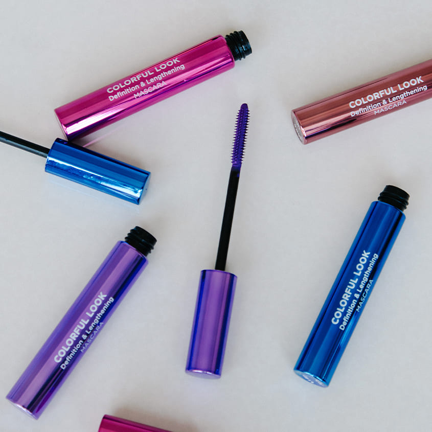 COLORFUL LOOK Definition & Lengthening Mascara 703 Blue, 9 ml