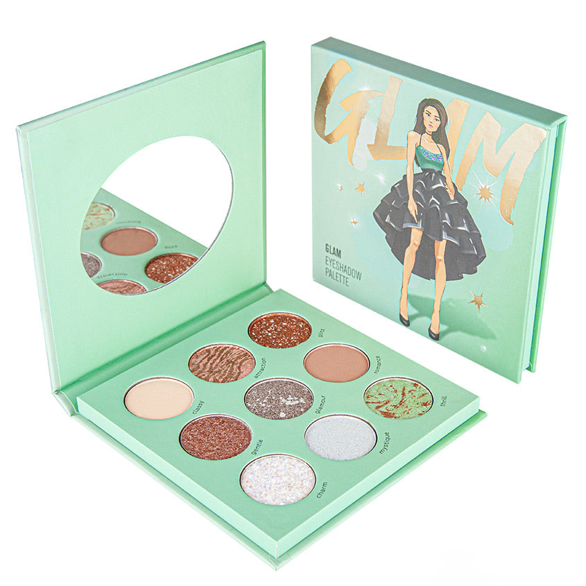 LETOILE GLAM EYESHADOWS PALETTE, 9 COLORS ,13,5 g