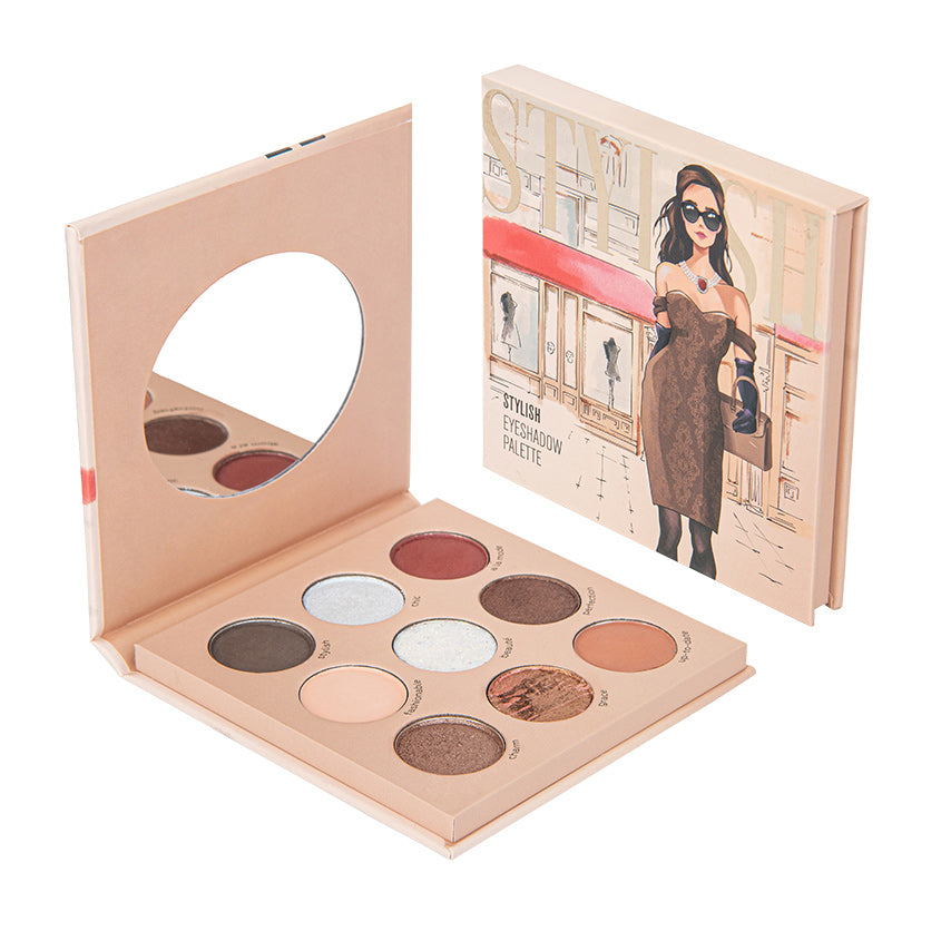 LETOILE STYLISH EYESHADOWS PALETTE, 9 COLORS, 13,5 g
