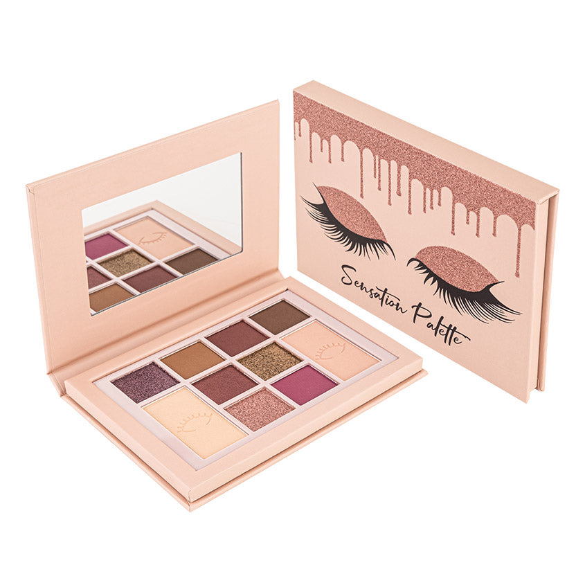 LETOILE SENSATION eyeshadows palette, 10 colors, 17,9 g