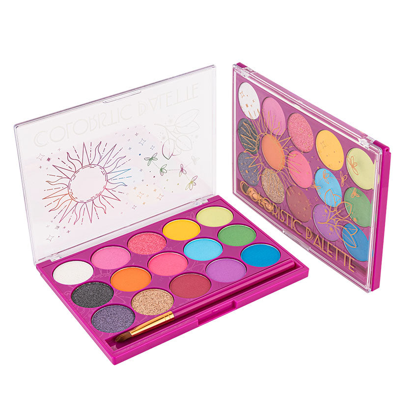 LETOILE COLORISTIC eyeshadows palette 15 colors, 17  g