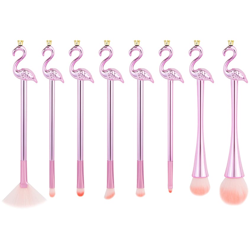 LETOILE ROYAL FLAMINGO Makeup Brushes Set, 8 pcs. – online store