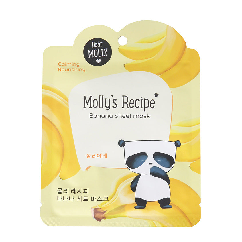 LETOILE MOLLY`S RECIPE Banana sheet mask, 23 g