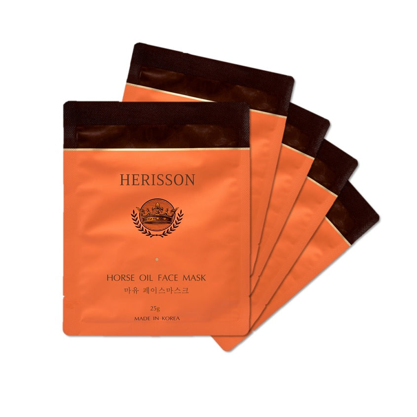 HERISSON هيريسون مجموعة أقنعة وجه زيت الحصان، 5 قطع – شراء أونلاين