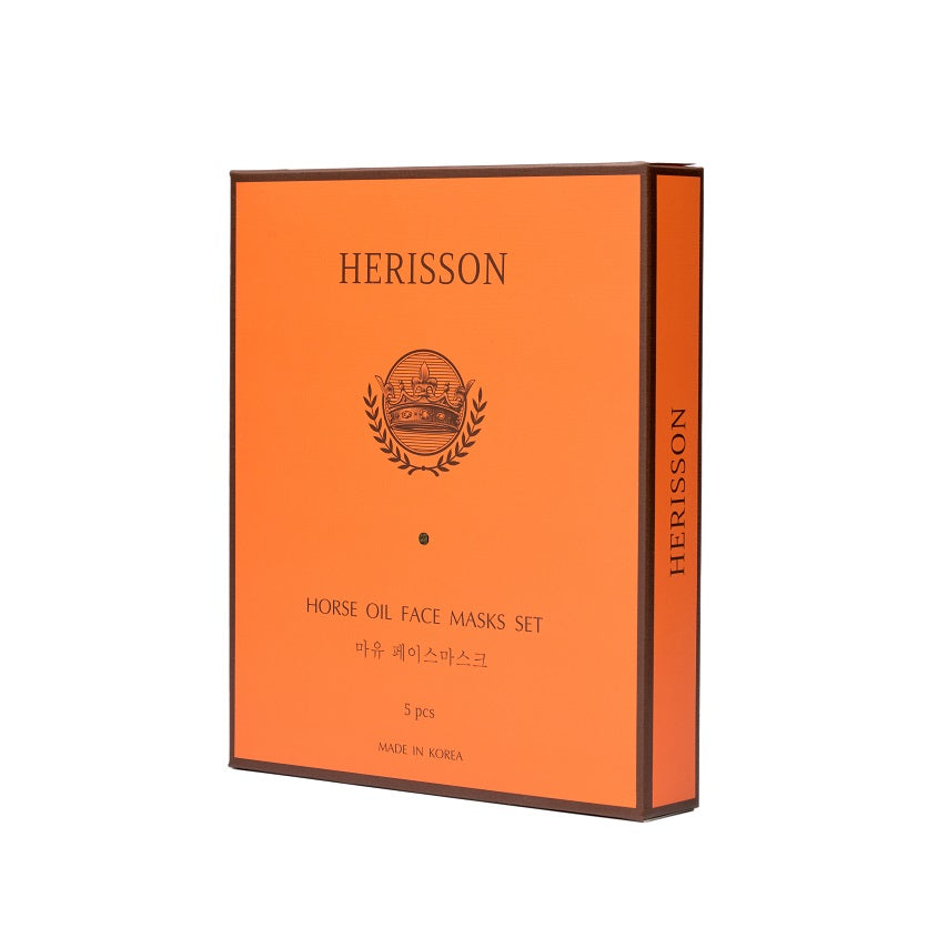 HERISSON هيريسون مجموعة أقنعة وجه زيت الحصان، 5 قطع – متجر إلكتروني