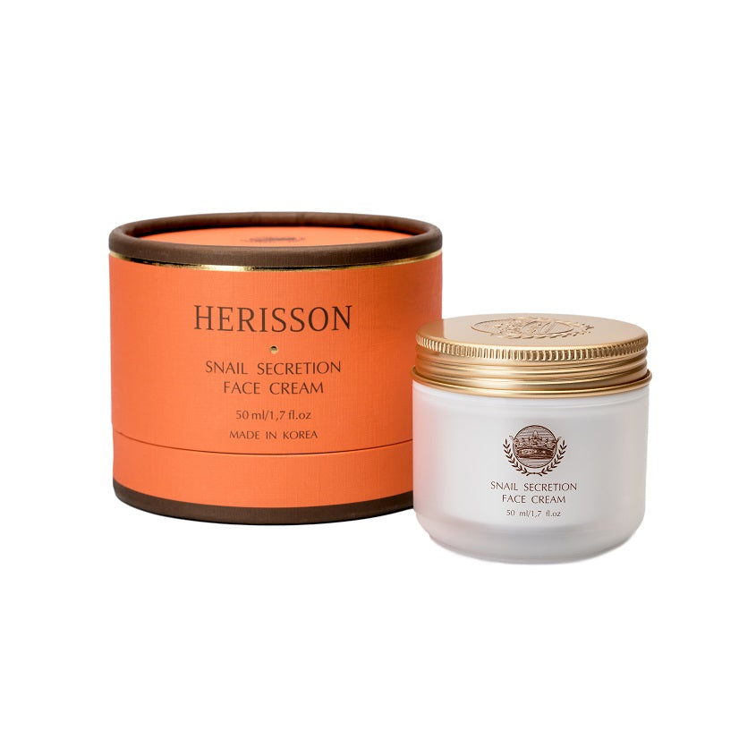 HERISSON SNAIL SECRETION FACE CREAM, 50ML