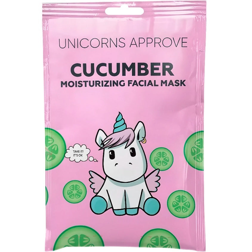 UNICORNS APPROVE CUCUMBER MOISTURIZING FACIAL MASK, 28 ml