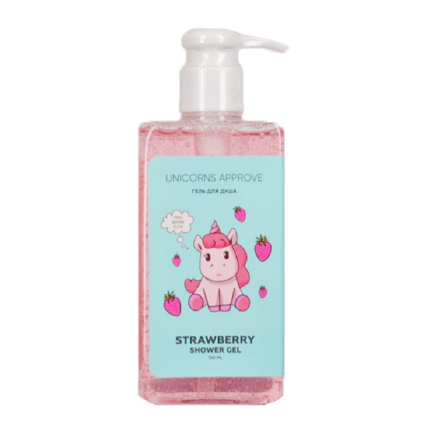 UNICORNS APPROVE Gift set (shower gel strawberry 150 ml, body lotion coconut 50ml) – photo 5