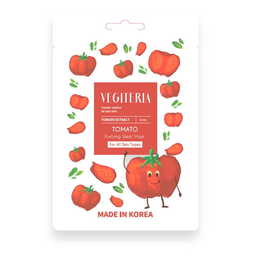LETOILE SHEET FACE MASK TOMATO FOR  ALL SKIN TYPES, 23 ML