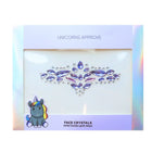 Face crystals Barney UNICORNS APPROVE – buy online