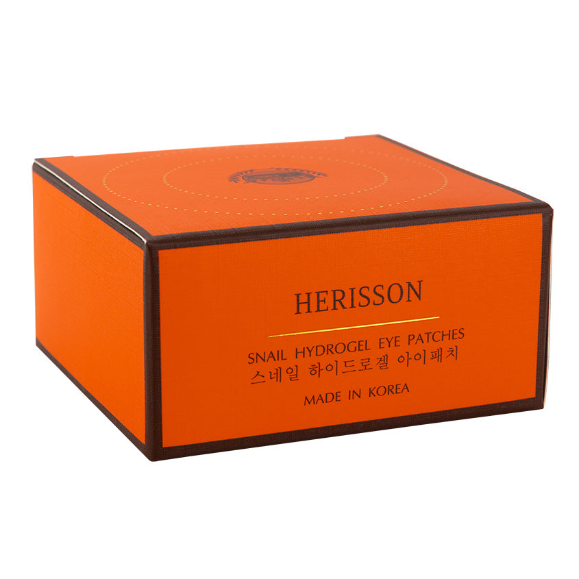HERISSON SNAIL EXTRACT HYDROGEL EYEPATCHES, BIG PACK 60 PCS.