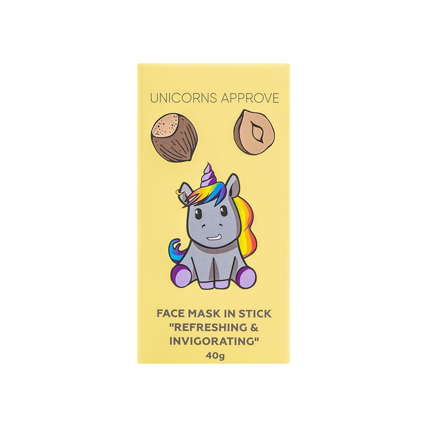 UNICORNS APPROVE يونيكورنز أبروف قناع العصا المنعش والمنشط، 40 جرام
