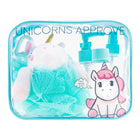 UNICORNS APPROVE مجموعة السفر: 3 زجاجات، إسفنجة، حافظة