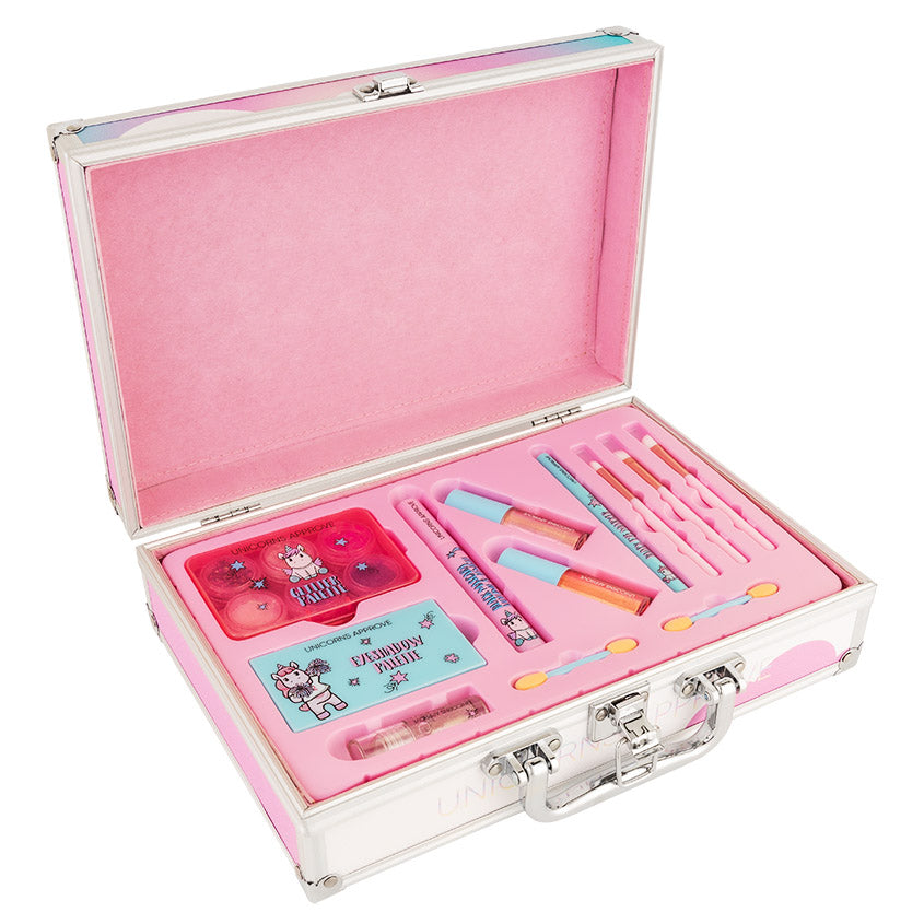 UNICORNS APPROVE MAKEUP SET IN THE CASE  FABULOUS JOURNEY