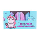 UNICORNS APPROVE يونيكورنز أبروف مجموعة قنابل الاستحمام كريمي ماكارونز، قطعة واحدة