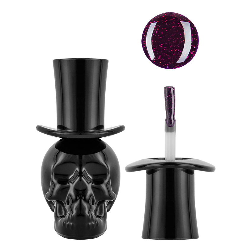 UNICORNS APPROVE Gel nail polish 009, purple base, red shimmer, 8 ml – buy online